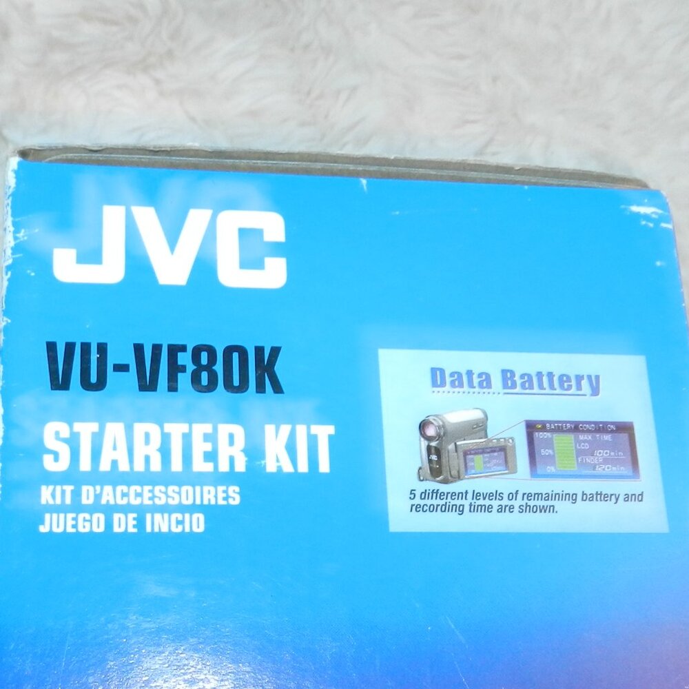 JVC STARTER KIT JVC VU-VF80K CARRY CASE, STRAP, BATTERY PACK, Mini DV tape - Picture 9 of 16